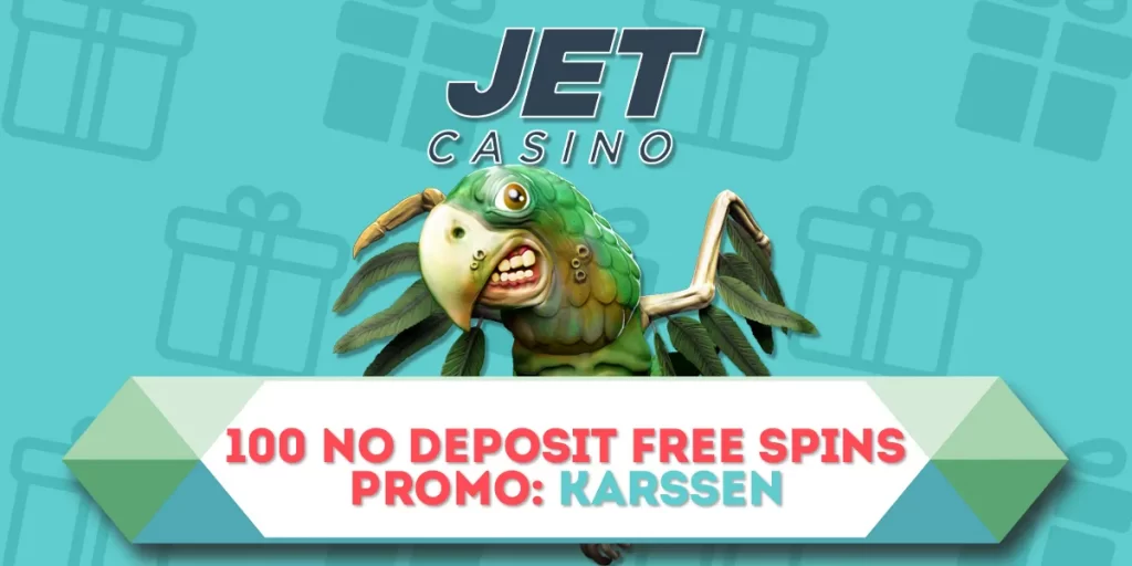 Бездепозитные бесплатные вращения в Jet Casino